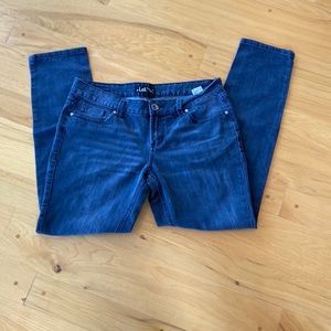 L.E.I. Ashley Lowrise Skinny Jeans Black Sz 13